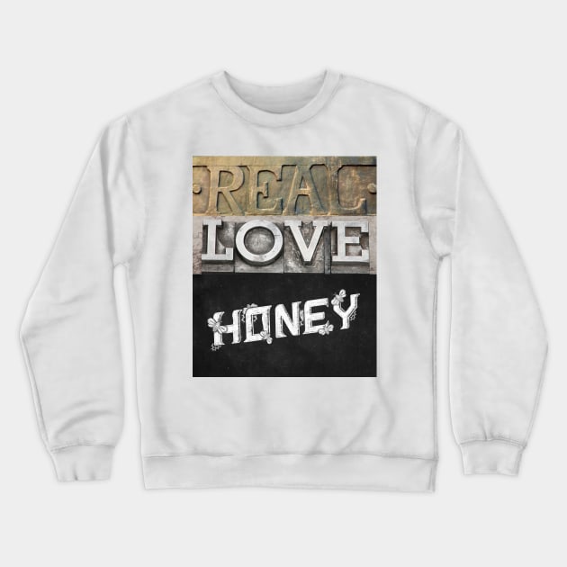 Honey Crewneck Sweatshirt by LibrosBOOKtique